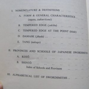 B1065. A Primer of Japanese Sword Blades by Robinson