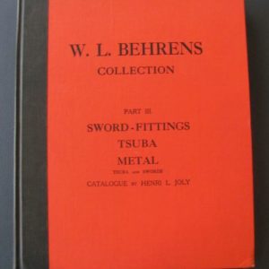 B301. W.L. Behrens Collection: Part III. Sword-Fittings Tsub…