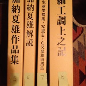 C176. Natsuo Taikan, all 8 volumes