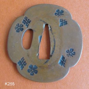 K255. Mokogata Copper Tsuba