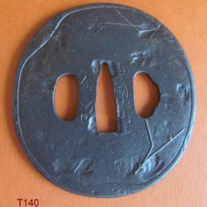 T140. Signed Kaneie tsuba