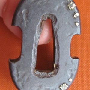 T296. Tanto Tsuba with Great Iron