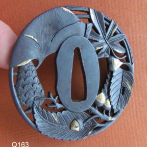 Q163. Iron Tsuba with Paper to Bushu Masatsune