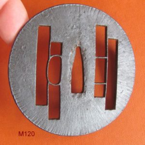 M120. Iron sukashi tsuba