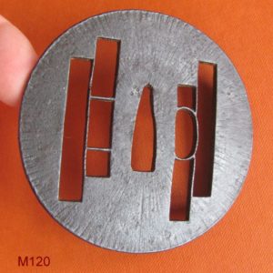 M120. Iron sukashi tsuba