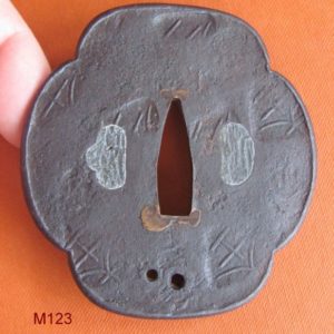 M123. Iron Tempo tsuba