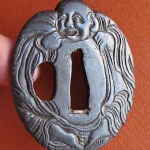 Q234. Iron Tsuba of Hotei