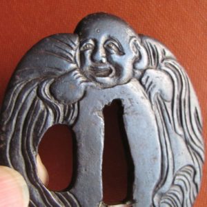 Q234. Iron Tsuba of Hotei