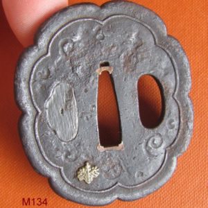 M134. Iron Umetada tsuba