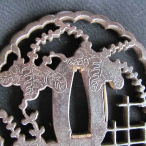 Q369. Iron Sukashi Tsuba