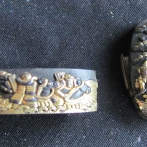 Q205. Fuchi Kashira Signed Soten