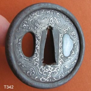 T342. Iron Namban Tsuba