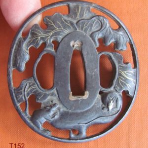 T152. Iron Sukashi Tsuba