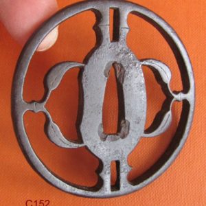 C152. Owari Sukashi tsuba