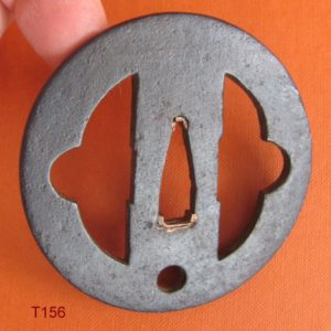 T156. Iron Sukashi Tsuba. Yagyu?