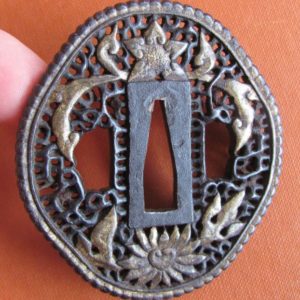 T356. Fine Namban Tsuba