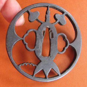 T364. Iron Sukashi Tsuba