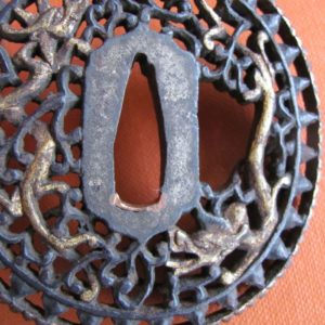 J121. Namban Tsuba, Qing Import Kanton