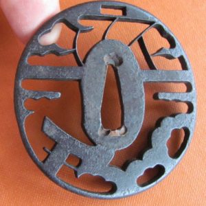 T373. Iron Sukashi Tsuba