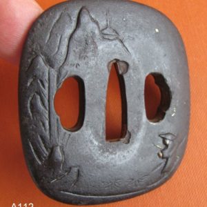 A112. Iron Tsuba, Quite Nice