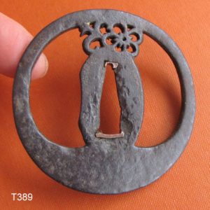 T389. Iron Sukashi Tsuba