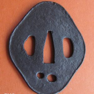 T397. Iron Tsuba, Udenuki Ana