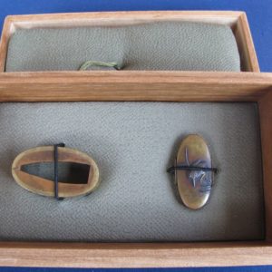 R102. Fuchi Kashira with Hozon Paper