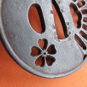 T399. Iron Sukashi Tsuba