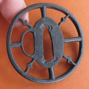 T401. Iron Sukashi Tsuba