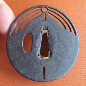 T403. Iron Sukashi Tsuba