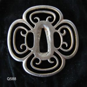 Q588. Iron Sukashi Tsuba