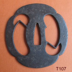 T107. Naughty Iron Tsuba