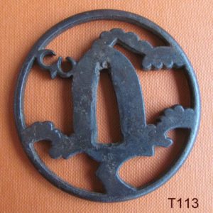 T113. Higo Sukashi Tsuba