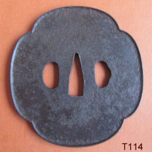 T114. Iron Mokko Tsuba