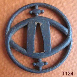 T124. Iron Sukashi Tsuba