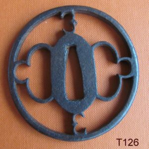 T126. Iron Sukashi Tsuba