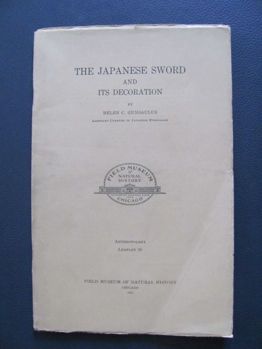 B785. The Japanese Sword And Its Decoration By Gunsaulus – Japanese ...