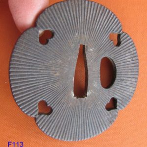 F113. Iron Tsuba with Amida Yasuri