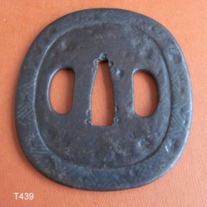 T439. Papered Nidai Jingo Tsuba