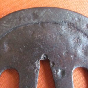 T439. Papered Nidai Jingo Tsuba