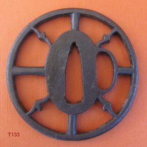 T133. Owari sukashi tsuba