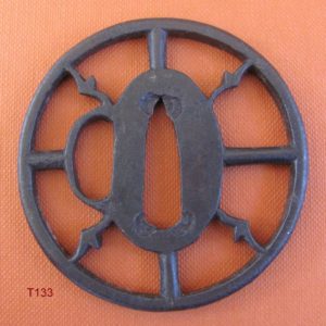 T133. Owari sukashi tsuba