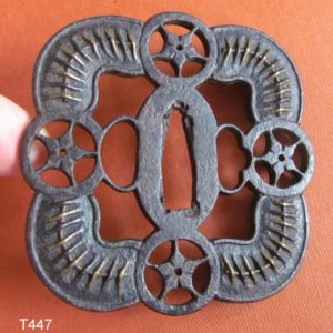 T447. Bold Shingen Tsuba