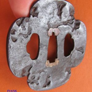 D105. Iron Tempo style tsuba