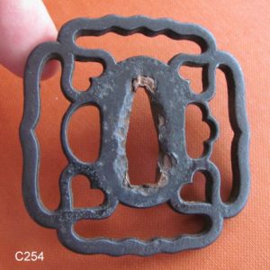 C254. Iron Sukashi Tsuba