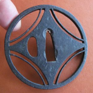 C259. Quality Iron Sukashi Tsuba