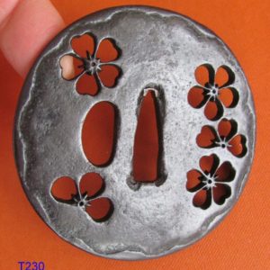 T230. Iron Sukashi Tsuba