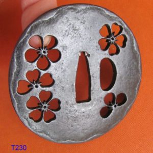 T230. Iron Sukashi Tsuba