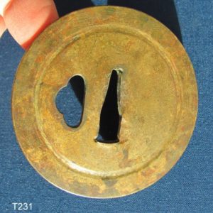 T231. Ko Kinko, Gilt Tsuba