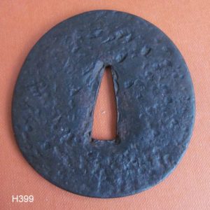 H399. Iron Plate Tsuba